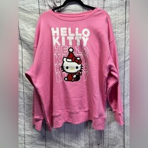Hello Kitty Christmas Crewneck Sweatshirt 2X NWOT